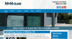 Desktop Screenshot of mandmglassservices.com